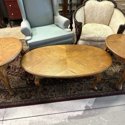 Coffee Table With End Tables