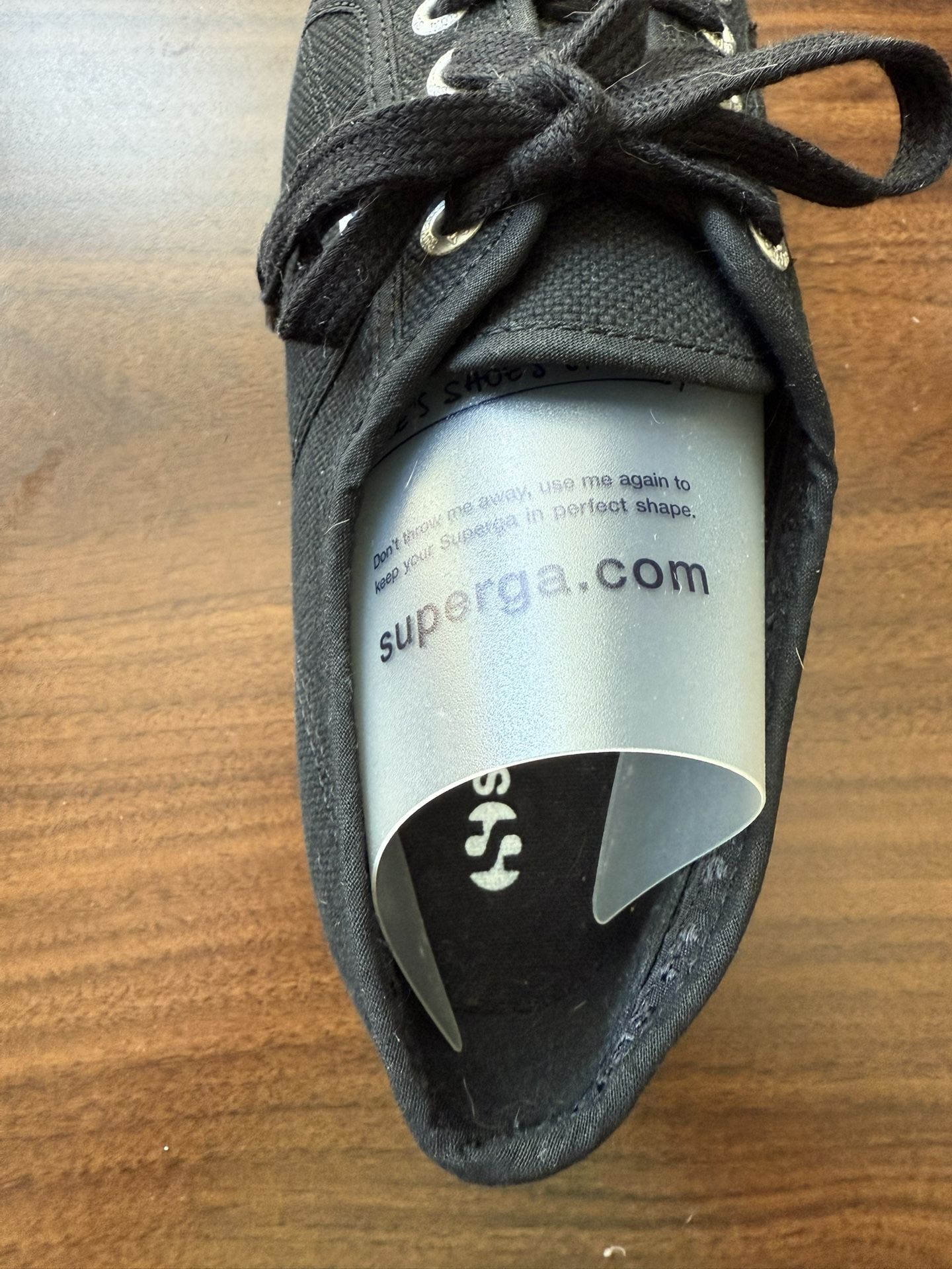SUPERGA EU 38 US 7.5 - 8 Black Flatforms