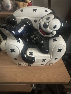 Vintage 1997 Felix The Cat Cookie Jar