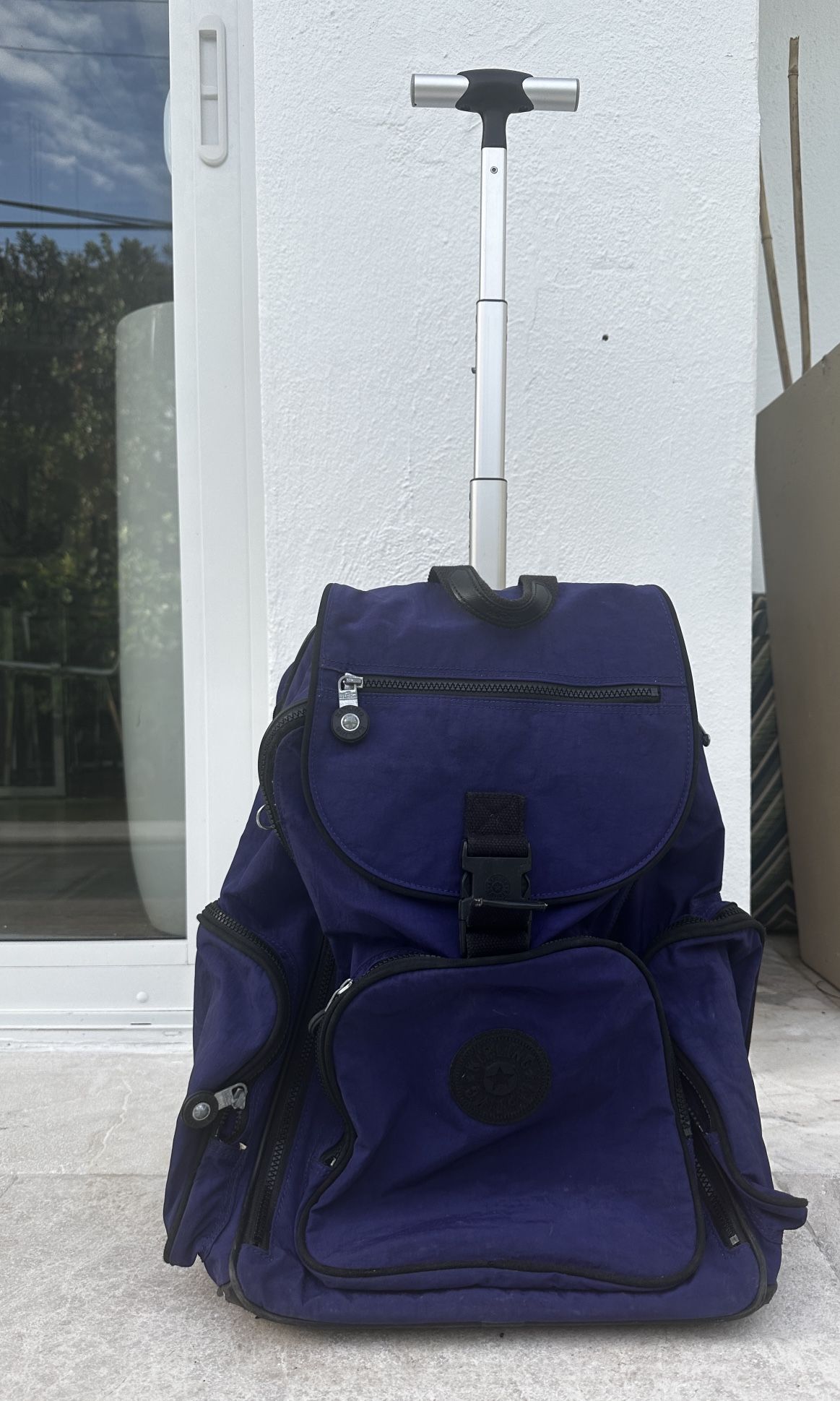 Kipling Rolling Back Pack - Purple 