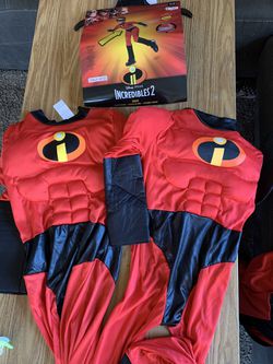 Dash Incredibles costume youth medium and large both new