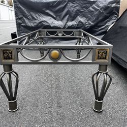 Elegant Metal Coffee Table Frame – No Glass Top