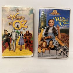 Lot Of 2 Wizard Of Oz Tapes 
