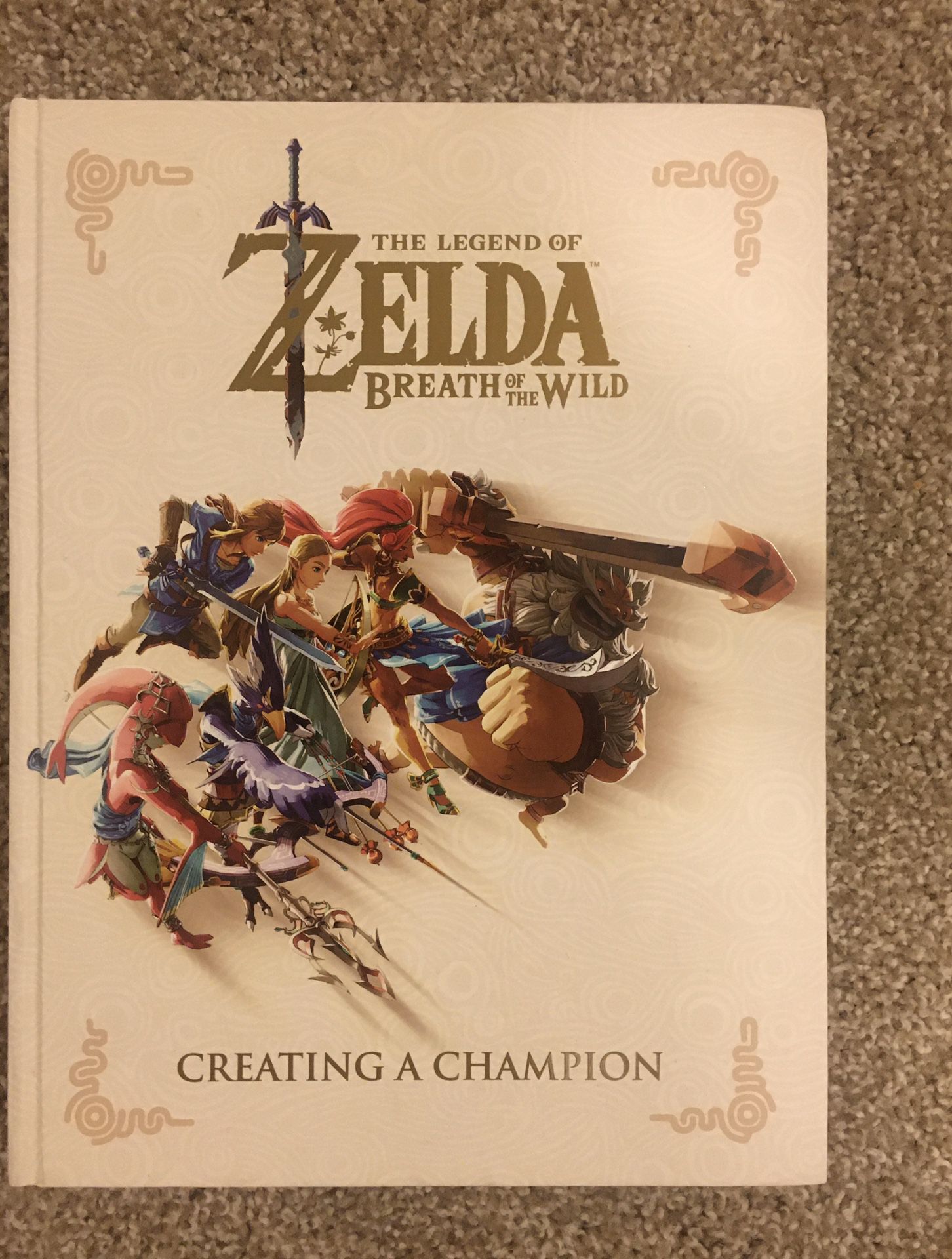 Legend of Zelda breath of the wild creating a champion book