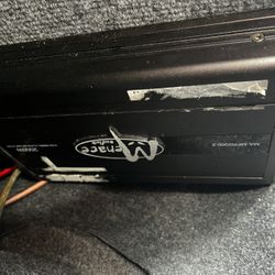 Two 12s Inch Bass, Custom Built Box Hits Hard And Heavy 