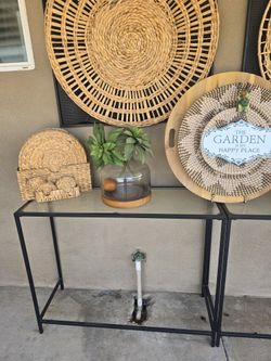 Two Glass Tables