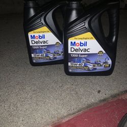 Mobile oil 5-40 For diesel engines