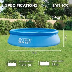 Intex 10-Feet x 30-Inch Easy Set Pool