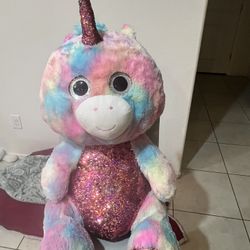 Large Unicorn Plush 