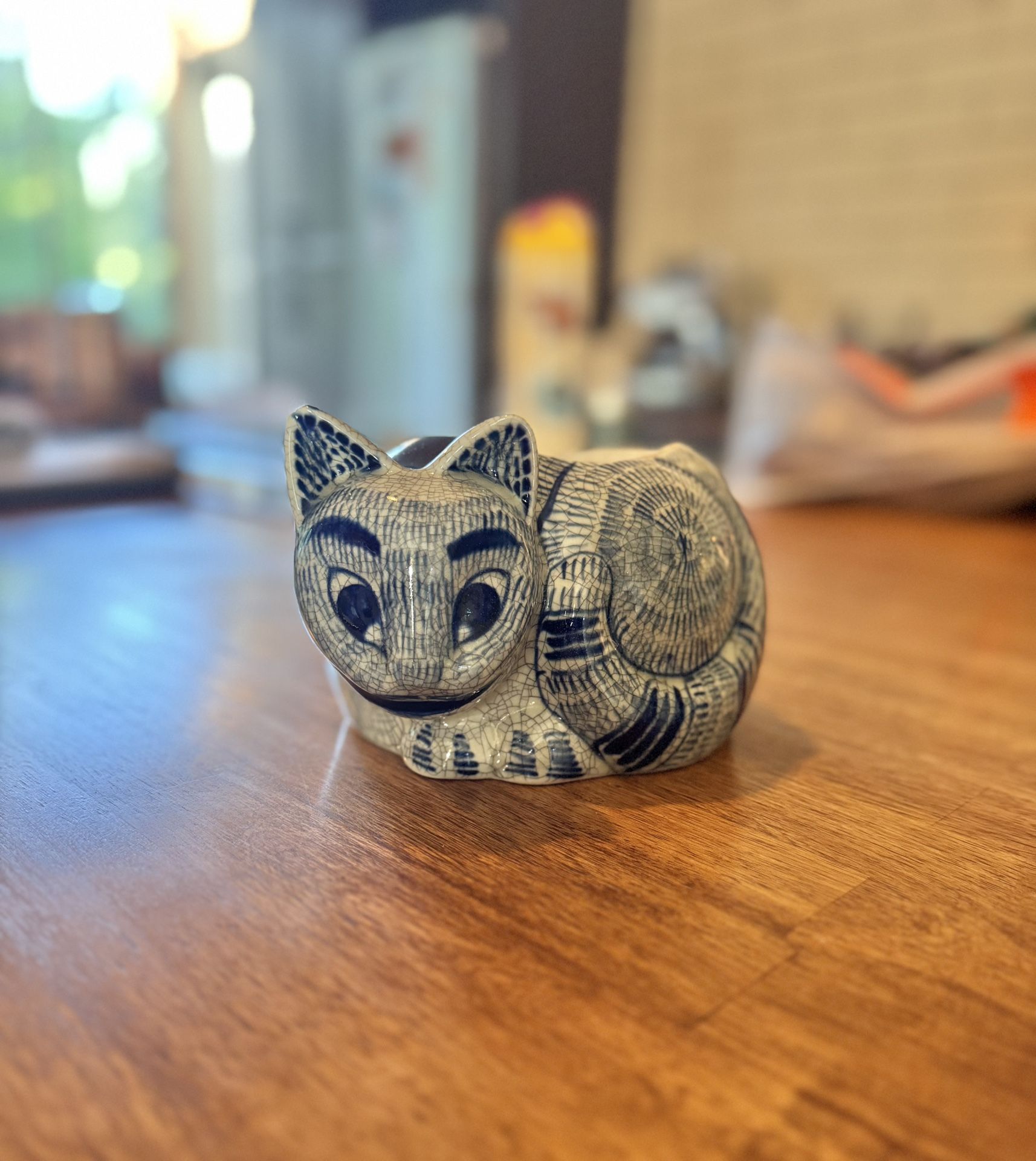 Nancy Lopez Tiffany Vintage 1978 Ceramic Sleeping Cat