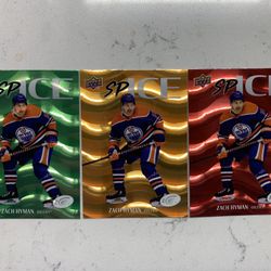 Zach Hyman 24-25 UD ICE Hockey SPICE SP-4 Lot (Mild Medium Fire)