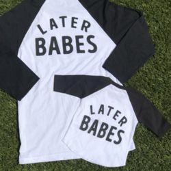 Later Babes Baseball Tee