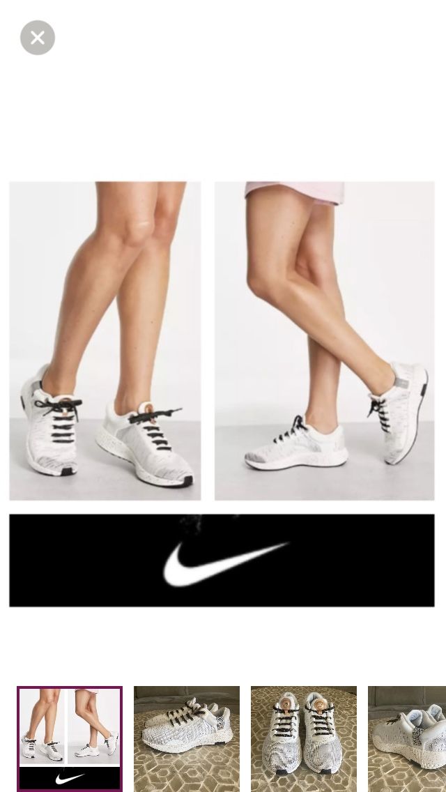 LIKE NEW! Nike Women's Renew Serenity Run Premium Running Sneakers in ivory