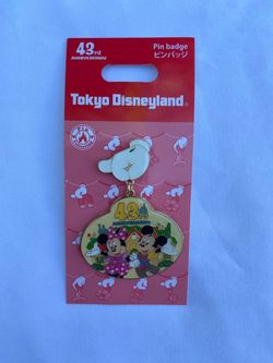 Tokyo Disneyland 43rd Anniversary  Pin Badge