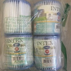Intex Replacement Swimming Pool Filter Cartridge Type H - 29007E (4 Filters