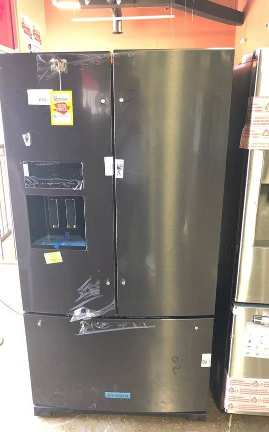 Brand New Kitchenaid French Door Refrigerator (ModelKRFF507HBS) EE Q for Sale in Fort Worth, TX