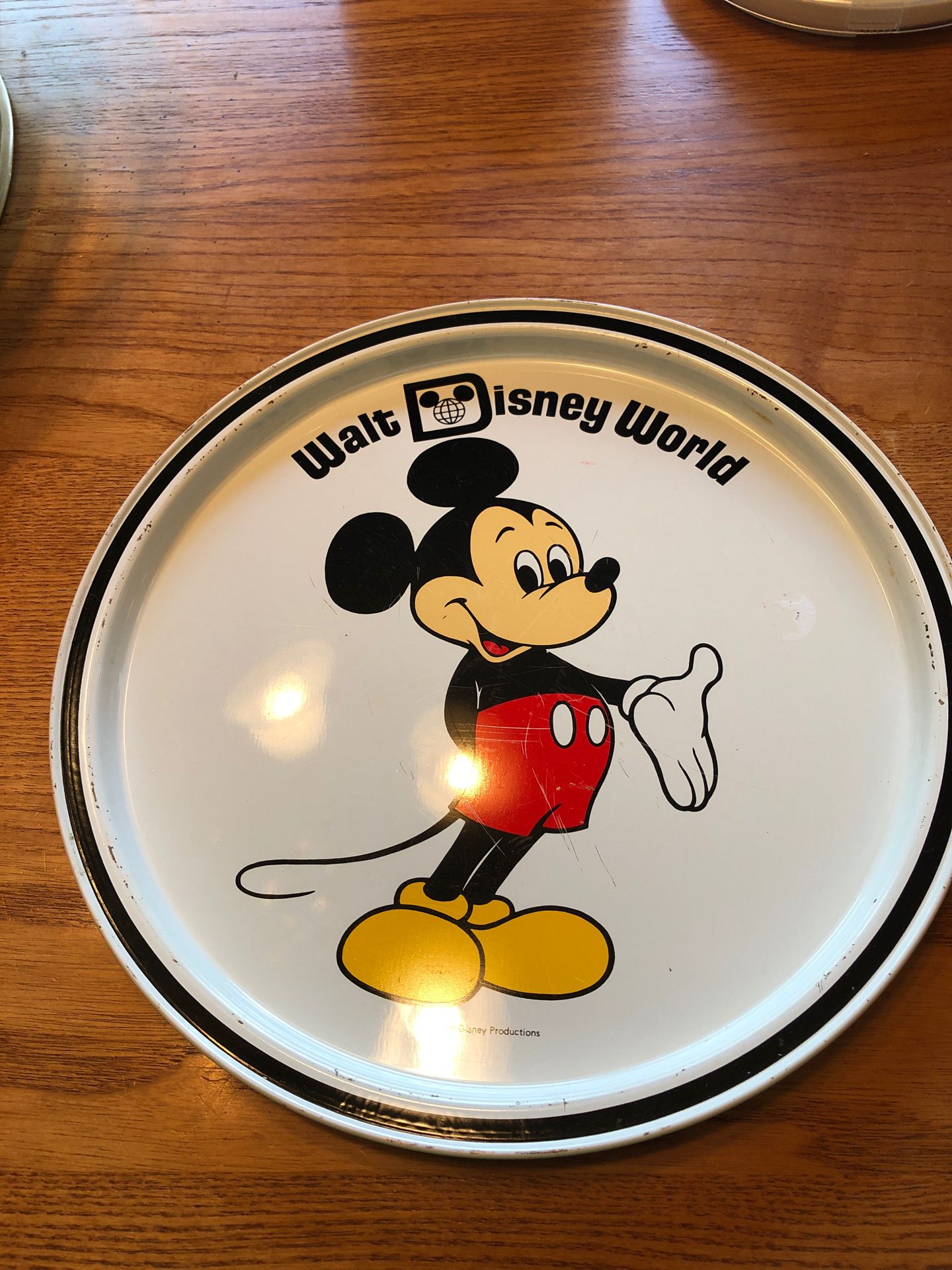 Walt Disney World tin platter