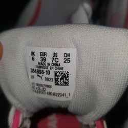 Puma brand shoes for women use a couple time.