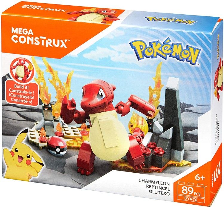 *BRAND NEW in Sealed Box* Mega Construx Pokemon Charmeleon 89 Pieces By Mega Brands