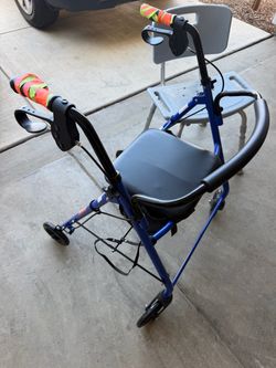 Walker and shower chair