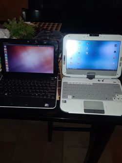 Two mini laptops