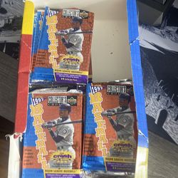 24 open packs of 1997 baseball cards