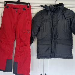 Kids Snow Jacket And Pants Size 8