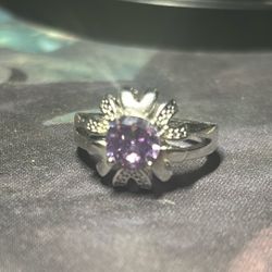 Purple Heart Ring Size 10