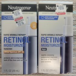 Neutrogena Rapid Wrinkle Repair Moisturizer BUNDLE 