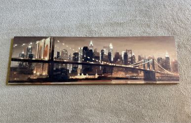 City scape Canvas picture