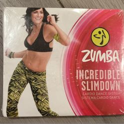 Zumba Slimdown DVD – Never Used, Still Sealed 💃✨
