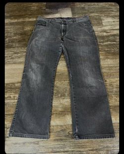 Alberto T400 Stone Jeans Men Size 40×34 Modern Fit Luxury Straight Leg Stretch Denim Pants