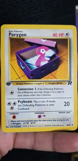 1st Edition Rocket / Dark Porygon