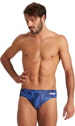 Arena Men's Performance Puzzled Team  Swim Brief Intensive Training Pro Size 40
