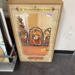 36” Decorative Metal Screen 