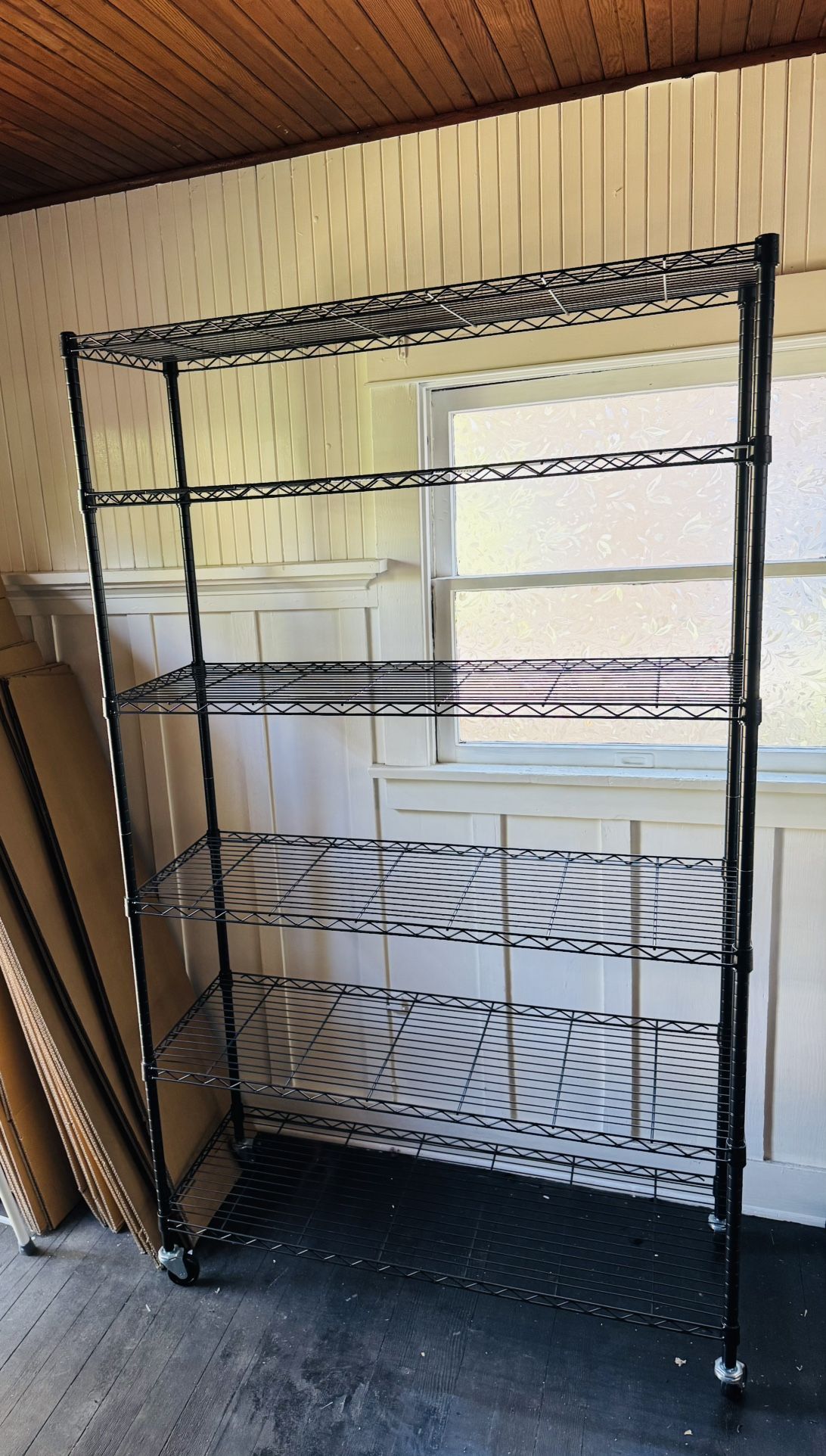 6 Tier Shelf 82x48x18 Garage Storage Kitchen Shelves