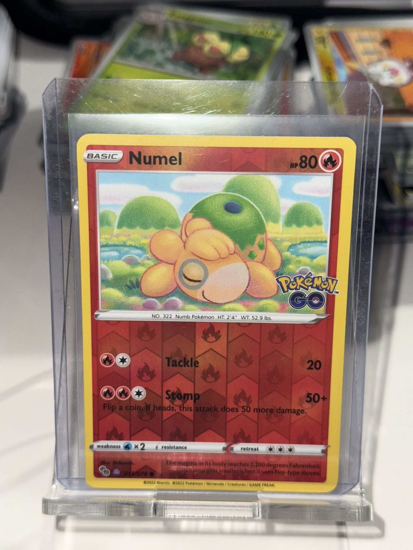 Numel (Peelable Ditto) 013/078 Pokémon GO Reverse Holo
