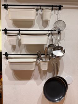 IKEA White Hultarp Kitchen / Craft / Plant Organizer