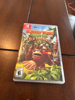 Donkey Kong Country Returns Nintendo Switch