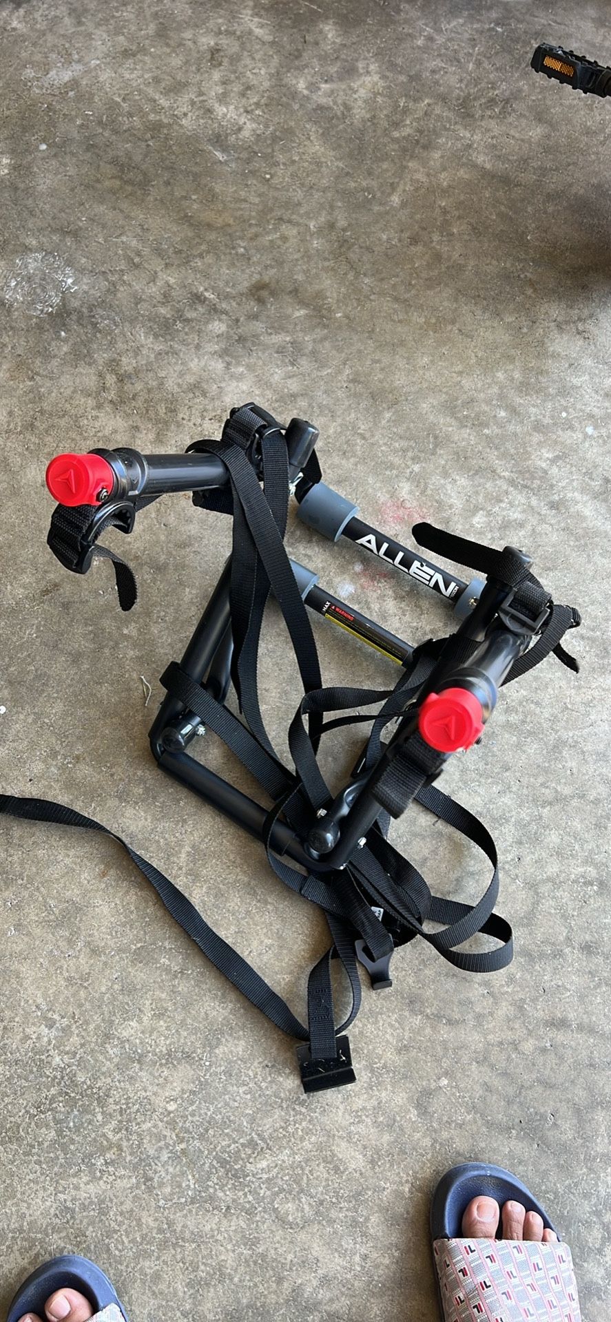 Allen Sports 2-Bicycle Deluxe Bike Trunk Mounted Rack Carrier, 102DN Bike Rack Adaptor Bar, 900B