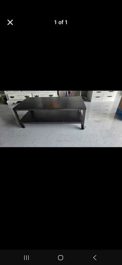 metal coffee table