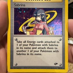Pokemon - Sabrina Trainer - $40