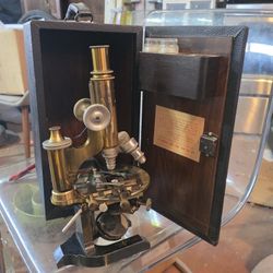 Vintage Spencer American Optical Microscope 