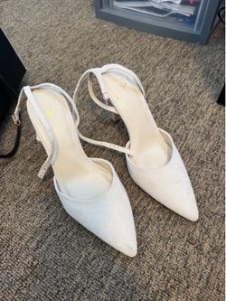 Windsor Taupe Suede Heels Size 8
