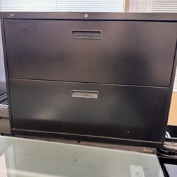 Two drawer filing cabinet