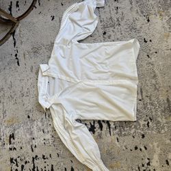 Women’s white button up