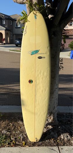 7’4” Surfboard midlenth funboard