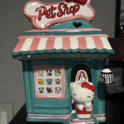 Blue Sky Clayworks Hello Kitty Pet Shop Candle House, Ceramic, 