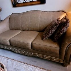 Ashley's Leather Couch 