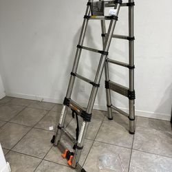 A-frame 16.5ft telescopic ladder new